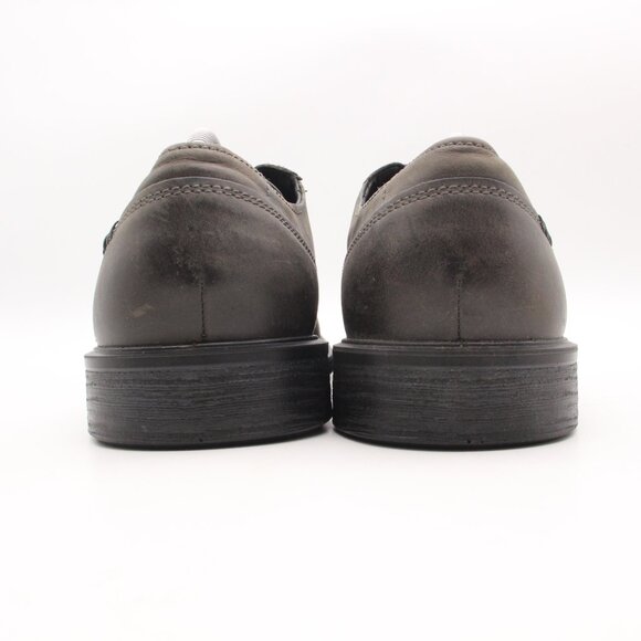 Ecco Knoxville Men\'s Eu 44 Captoe Oxfords Dress Dark Gray Leather Purple Laces main image 11